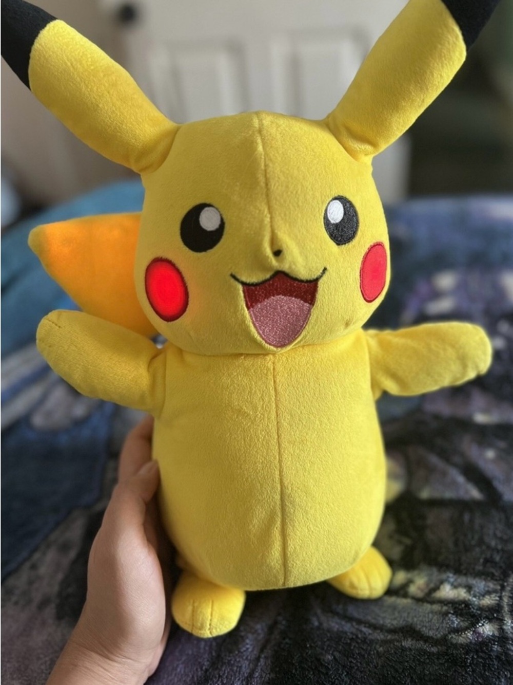 Pikachu Talking Light Up Plush Stuffed Animal - Yellow Kids Character Plush